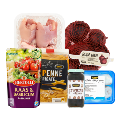 Bertolli Penne met Kip Kaas en Basilicum